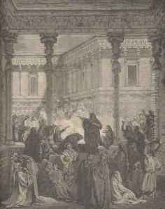Daniel Confounding The Priests by Gustave Dore