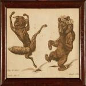 Two Animal Scenes by Louis Moe