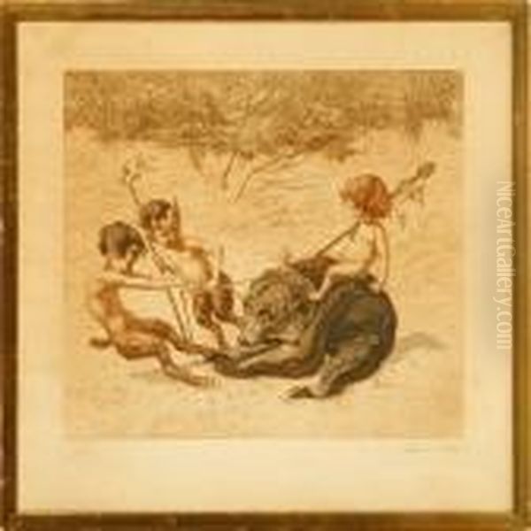 Three Scenes With Fairy Tale Figures - view 1