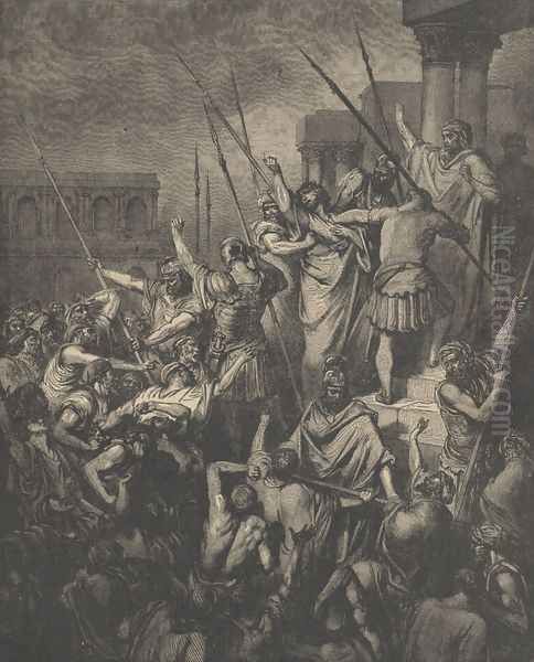 Paul Menaced By The Jews - view 1