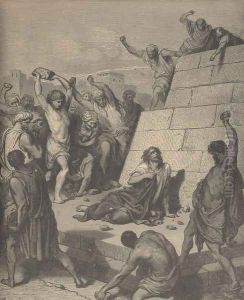 The Martyrdom Of St. Stephen by Gustave Dore