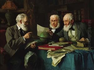 ''heated Discussion'' by Louis Charles Moeller