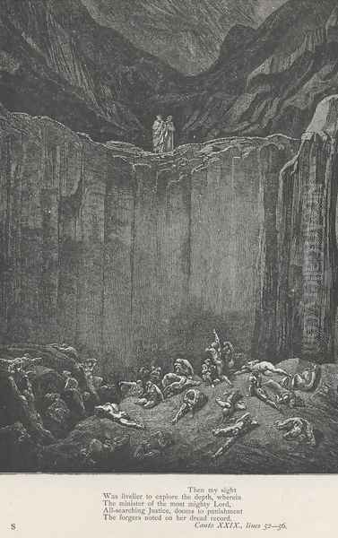 The forgers noted on her dread record. (Canto XXIX., line 56) - view 1