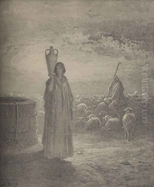 Jacob Tending The Flocks - view 1