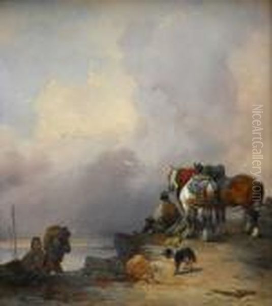 De Rust Van De Vissers - Le Repos Des Pecheurs. (1837) - view 1