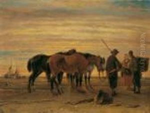 Signiert Und Datiert Unten Links: J. Moerenhout 1868.