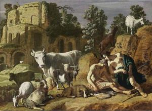 Mercury And Argus by Claes Cornelisz Moeyaert