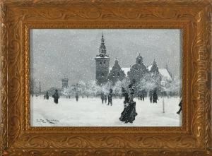 A Winter Scene From Kristianstad