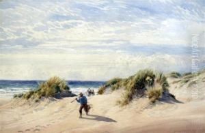 Sandhills, Perranporth, Cornwall by John Mogford
