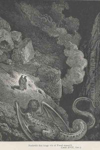 Forthwith that image vile of Fraud appear'd. (Canto XVII., line 7) by Gustave Dore