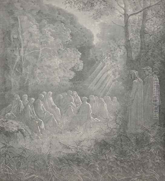 Here chanting I beheld those spirits sit (Canto VII., line 91) - view 1