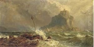 Blowing Fresh - Mounts Bay, Cornwall by John Mogford
