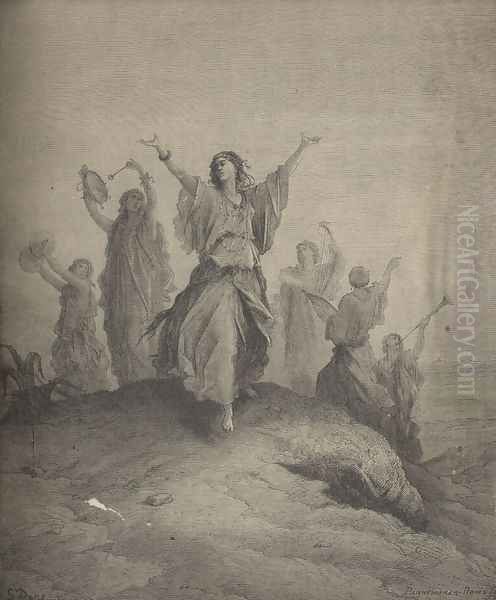 Jephthah Met By His Daughter - view 1
