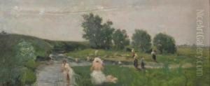 Bathing by Nicolae Petrescu Mogos