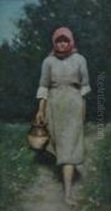 The Girl With The Ewer by Nicolae Petrescu Mogos