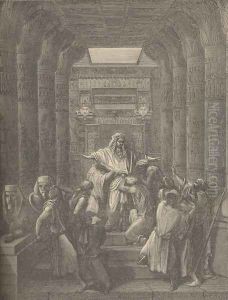 Joseph Making Himself Known To His Brethren by Gustave Dore