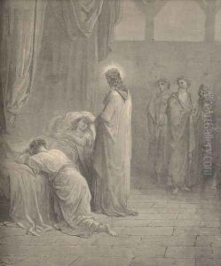 Raising Of The Daughter Of Jairus by Gustave Dore