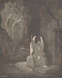 The Angel At The Sepulcher by Gustave Dore