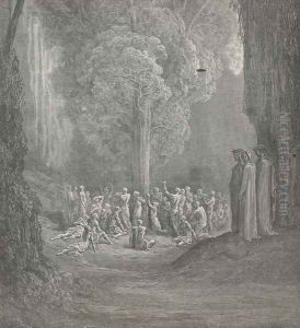 Whereof Eve tasted, and from it was ta'en 'this plant." (Canto XXIV., lines 128-129)