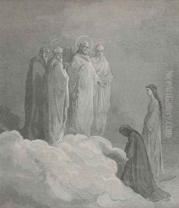 Be to mine eyes the remedy (Canto XXVI., line 15) by Gustave Dore