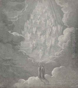 A ladder, which my ken pursued in vain, (Canto XXI., line 29)