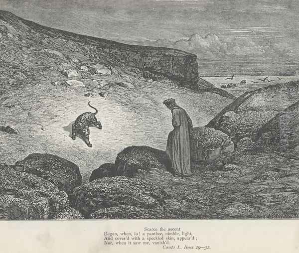a panther, nimble, light, (Canto I., line 30) - view 1