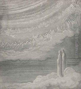 Then heard I echoing on from choir to choir, (Canto XXVII., line 86) by Gustave Dore