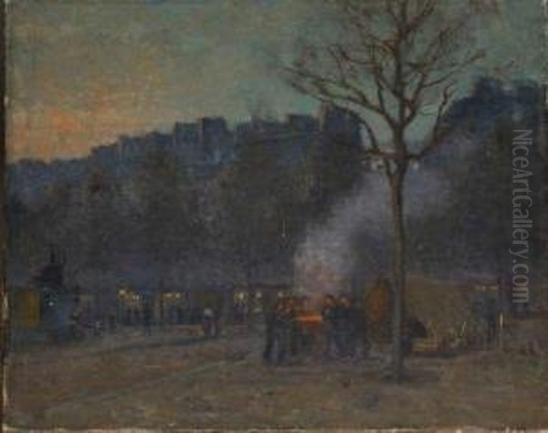 Vue Nocturne , Le Brasero - view 1