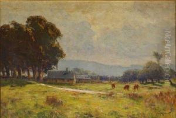 Vaches Dans Un Paysage - view 1