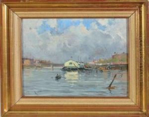 bord De Seine by Maurice Moisset