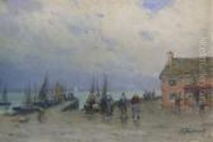 Vue De Port, Sur Le Quai