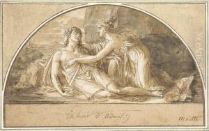 La Mort D'adonis by Jean Guillaume Moitte