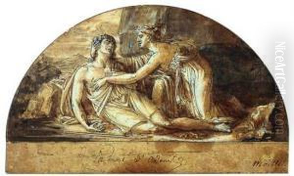 La Mort D'adonis (projet De Decor) - view 1