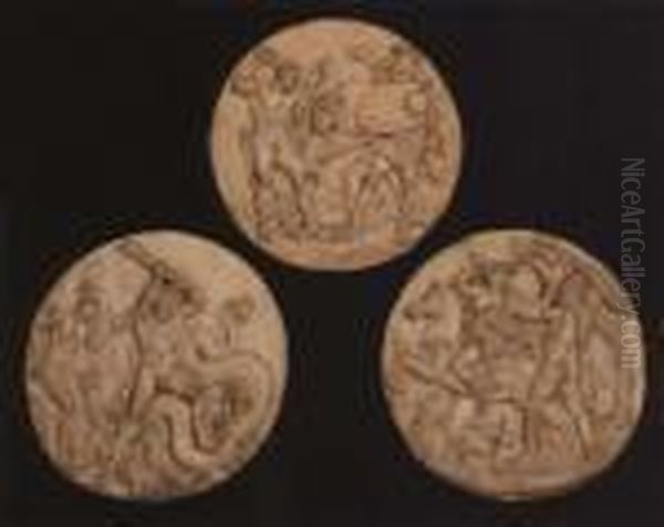 Roundel Of The Labours Of Hercules - view 1
