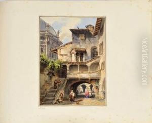Scene De Rue Italienne - view 1