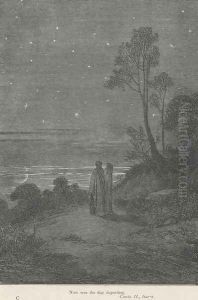 Now was the day departing, and the air, (Canto II., line 1) Now was the day departing, and the air, (Canto II., line 1)