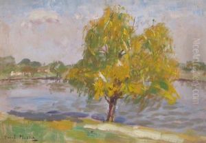 Tree At The Border Of The Water by Paul Molda
