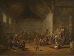 A Classroom Interior by Bartholomeus Molenaer