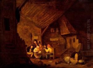 Bauerliche Szene by Bartholomeus Molenaer