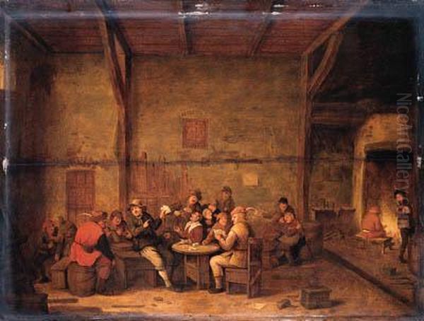 Peasants Merrymaking In A Tavern - view 1