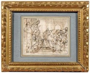 Salomon Recevant La Reine De Saba by Antonio Molinari