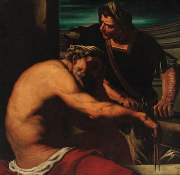 A Personification Of Melancholy And Choler - view 1