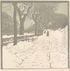 Winter (hohe Warte Inwien) by Carl Moll