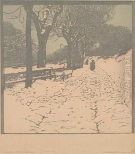 Winter (hohe Warte In Wien) by Carl Moll