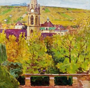 Kirche In Heiligenstadt by Carl Moll
