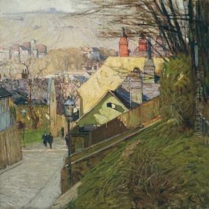Das Haus Der Therese Krones In Dobling In Wien by Carl Moll
