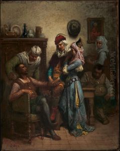Don Quixote and Sancho Panza Entertained by Basil and Quiteria by Gustave Dore