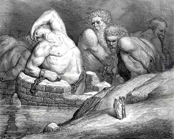 The Inferno, Canto 31, lines 82-84: "This proud one Would of his strength against almighty Jove Make trial" - view 1