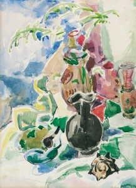 Stilleben Mit Matisse-plastik Und Muschel - view 1