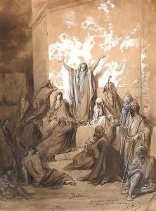 Jeremiah preaching to his Followers